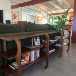 walnut sofa table